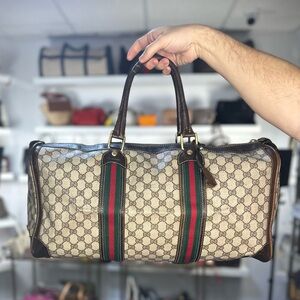 Gucci Supreme Webbed Duffel